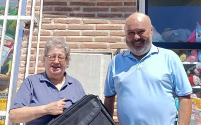 El presidente de COCEMFE TOLEDO visita Méntrida